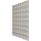 Ekena Millwork 19 5/8in. W x 19 5/8in. H Bradford EnduraWall Decorative 3D Wall Panel Covers 2.67 Sq. Ft. WP20X20BRGCG - alternate 6